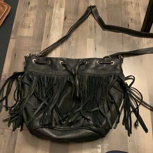 Roots Crossbody Fringe Purse